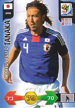 Marcus Tulio Tanaka Japan Panini 2010 World Cup #218